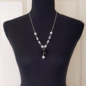 NWOT. Multiple Shapes/Colors/Materials Chained Necklace.